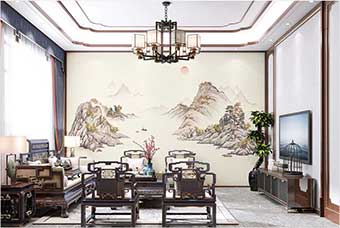 滨州森佰汇航空纤维墙咔（巴山蜀水）