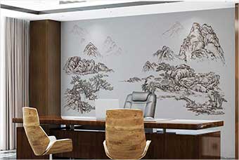 滨州森佰汇航空纤维墙咔（山水之间）