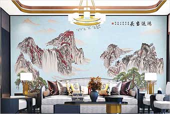 滨州森佰汇航空纤维墙咔（鸿运当头）